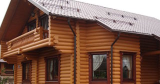 Строительство дома из оцилиндрованного бревна в Сарапуле - от 132795 рублей